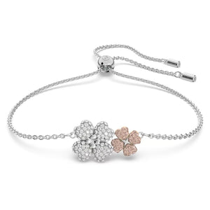 Latisha Armband Blume, Mehrfarbig, Rhodiniert