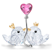 Load image into Gallery viewer, Swarovski Love Birds, Pink Heart