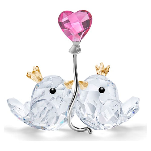 Swarovski Love Birds, Pink Heart