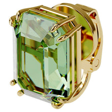 Load image into Gallery viewer, Swarovski Millenia clip earring Single, Green, Gold-tone plated