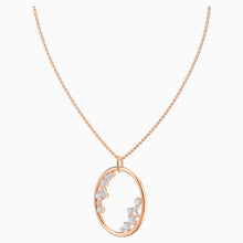 Load image into Gallery viewer, NORTH NECKLACE, WHITE, ROSE-GOLD TONE PLATED