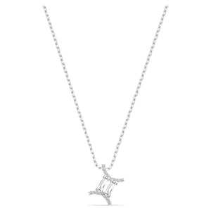 Swarovski Zodiac II Pendant, Gemini, White, Mixed metal finish