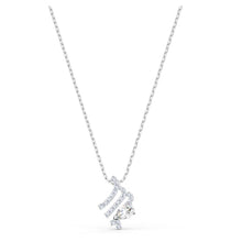 Load image into Gallery viewer, Swarovski Zodiac II Pendant, Virgo, White, Mixed metal finish